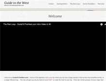 Tablet Screenshot of guidetothewest.com